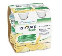 Resource Repair gusto vaniglia alimento per pazienti malnutriti 4x200ml