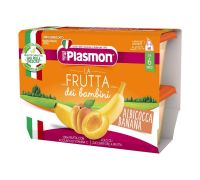 Plasmon Sapori di Natura albicocca banana omogeneizzato 4 x 100 grammi
