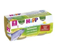 Hipp omogenizzato salmone con verdure 2x80 grammi