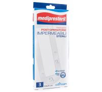 MEDIPRESTERIL MEDICAZIONI POST OPERATORIE IMPERMEABILI 10x25 CM 3PZ