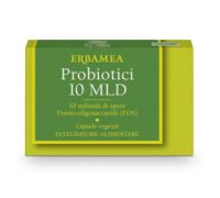 Probiotici 10 mld integratore per l'equilibrio della flora batterica intestinale 24 capsule