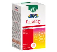 ferrolin C Limone integratore di ferro con vitamina C e acido folico 24 pocket drink 20ml