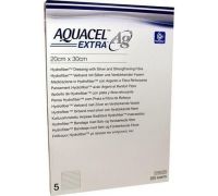 Aquacel Ag + Extra medicazione agli ioni d'argento 20 x 30cm 5 pezzi