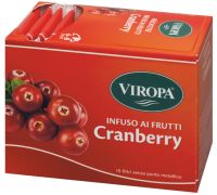 Viropa cranberry infuso ai frutti di mirtillo rosso 15 bustine filtro