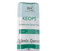 ROC KEOPS Deodorante Spray Fresco 2x100ml CONFEZIONE DOPPIA
