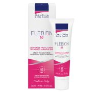 Flebion spf 50+ crema viso lnitiva e protettiva per pelle con couperose 30ml
