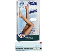 Sauber Linea Classica 18-22mmhg gambaletto microrete a punta aperta 140 denari colore medio taglia 3