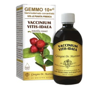 Mirtillo Rosso gemmo 10+ integratore per le vie urinarie liquido analcolico 100ml