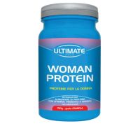 Ultimate woman protein integratore di proteine per la donna gusto fragola 750 grammi