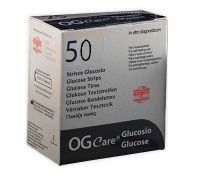 OG Care strisce reattive per la misurazione della glicemia 50 pezzi