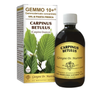 Carpino bianco gemmo 10+ integratore per l'apparato respiratorio liquidom analcolico 500ml