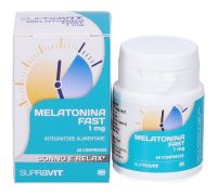 Supravit Melatonina Fast 1mg integratore per sonno e relax 60 compresse
