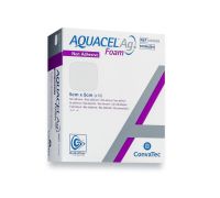 Aquacel Ag Foam medicazione sterile non adesiva 5 x 5cm 10 pezzi