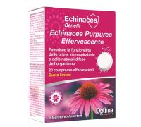 Echinacea Purpurea integratore per le vie respiratorie e il sistema immunitario 20 compresse effervescenti