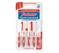 Fohrans Travel Interdental Brush 1,3mm scovolini interdentali 5 pezzi