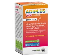 Adiplus Forte integratore di vitamine e Omega 3 gocce 15ml