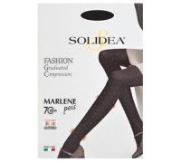 Solidea Marlene Pois 70 denari opaco 12-15 mmhg collant preventivi colore nero taglia 4xl-xl