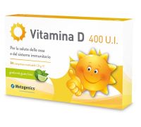 Vitamina D 400 UI integratore per ossa e sistema immunitario 84 compresse masticabili