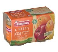 omogeneizzato 4 frutti 2 vasetti da 104 g