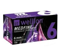 Wellion Medfine Plus ago per penna da insulina g31 6mm 100 pezzi