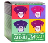 Ausilium Bau mangime complementare per proteggere le vie urinarie dei cani polvere orale 100 grammi