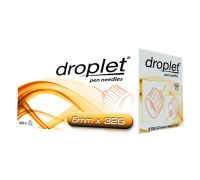 Droplet ago per penna da insulina G32 5mm 100 pezzi