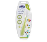 Chicco cucchiaio morbido in silicone 6m+ verde 