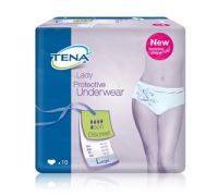 TENA SILHOUETTE BLANC L 10PZ