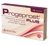 Progeprost Plus integratore per la normale funzionalità prostatica 15 capsule