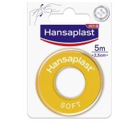Hansaplast Soft cerotto delicato in rocchetto  5m x 2,5cm