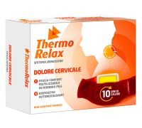 ThermoRelax Sistema Benessere fascia collo in pile per dolore cervicale 4 dispositivi autoriscaldanti