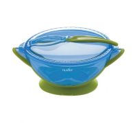 Nuvita ciotola con cucchiaio svezzamento blu