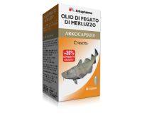 Olio di fegato di merluzzo integratore per la crescita ossea 60 capsule