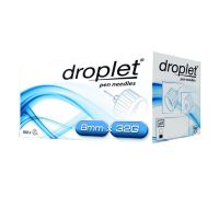 Droplet ago per penna da insulina g32 8mm 100 pezzi