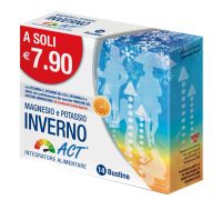 Magnesio e Potassio ACT inverno integratore per il sistema immunitario 14 bustine
