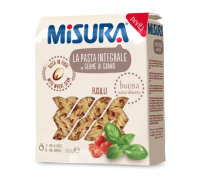 Misura pasta integrale con germe di grano fusilli 500 grammi
