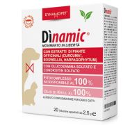 Dìnamic movimento in libertà alimento complementare per cani e gatti 20 bustine