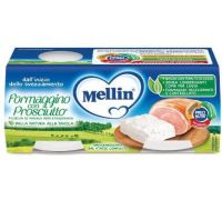 Mellin  formaggino con prosciutto omogeneizzato 2 x 80 grammi