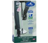 Sauber 18-22 mmhg calza uomo melange 140 denari taglia media