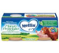 Mellin manzo prosciutto e verdure omogeneizzato 2 x 80 grammi  