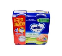 Mellin prosciutto omogeneizzato 4 x 80 grammi
