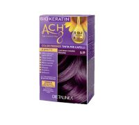 Biokeratin tinta per capelli ach8 castano chiaro prugna 5/p