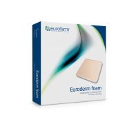 Euroderm Foam medicazione non adesiva in schiuma di poliuretano 10 x 10cm 5 pezzi