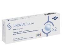Sinovial 32 siringa preriempita acido ialuronico sale sodico per articolazioni 1,6% 2ml  
