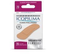 Icopiuma cerotti classici ipoallergenici misura grande 7x3cm 20 pezzi