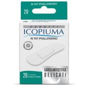Icopiuma cerotti ipoallergenici in tessuto non tessuto misura media 7x2cm 20 pezzi