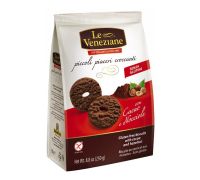 Le Veneziane biscotti con cacao e nocciole senza glutine 250 grammi