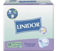 Linidor pannolone a cintura super misura grande 15 pezzi