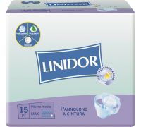 Linidor pannolone a cintura maxi misura media 15 pezzi