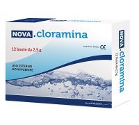 Nova Cloramina disinfettante per la cute 12 bustine 2,5 grammi